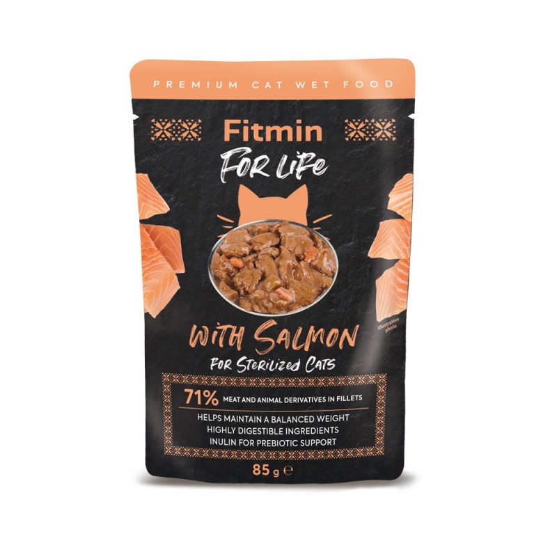 Fitmin For Life Sterilized fillets salmon 85g