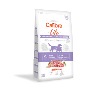 Calibra Dog Junior Small & Medium Breed Lamb 2.5 kg