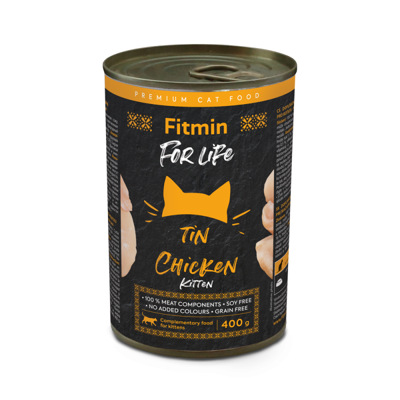 Fitmin For Life cat tin kitten chicken 400g