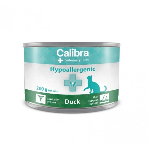 Calibra Cat can Hypoallergenic Duck 200g
