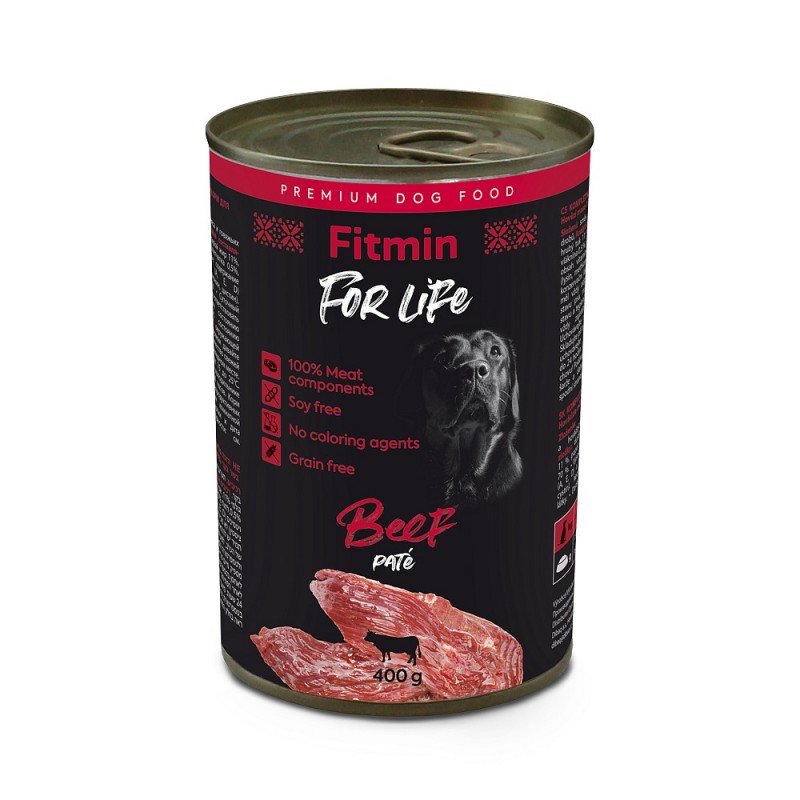 Консервированная Говядина Fitmin For Life Beef Pate 400 gr
