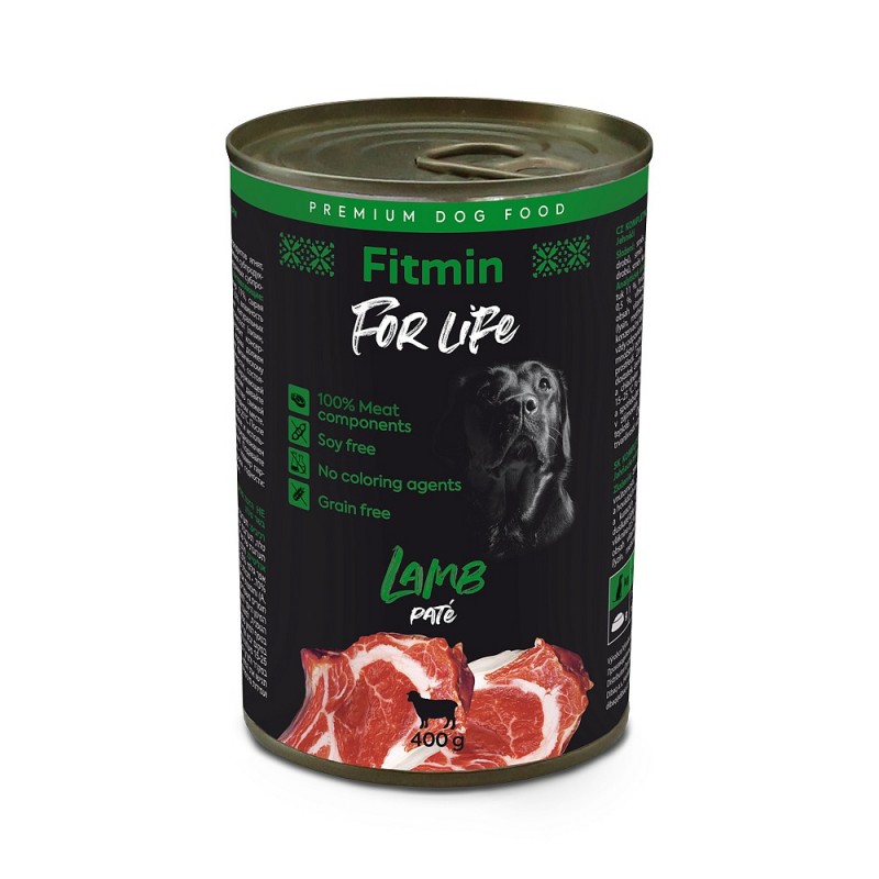 Консервированный ягнёнок Fitmin For Life Lamb Pate 400 gr