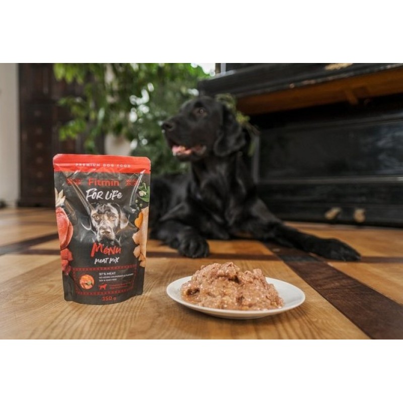 Fitmin For Life dog MENU meat mix pouch 350g