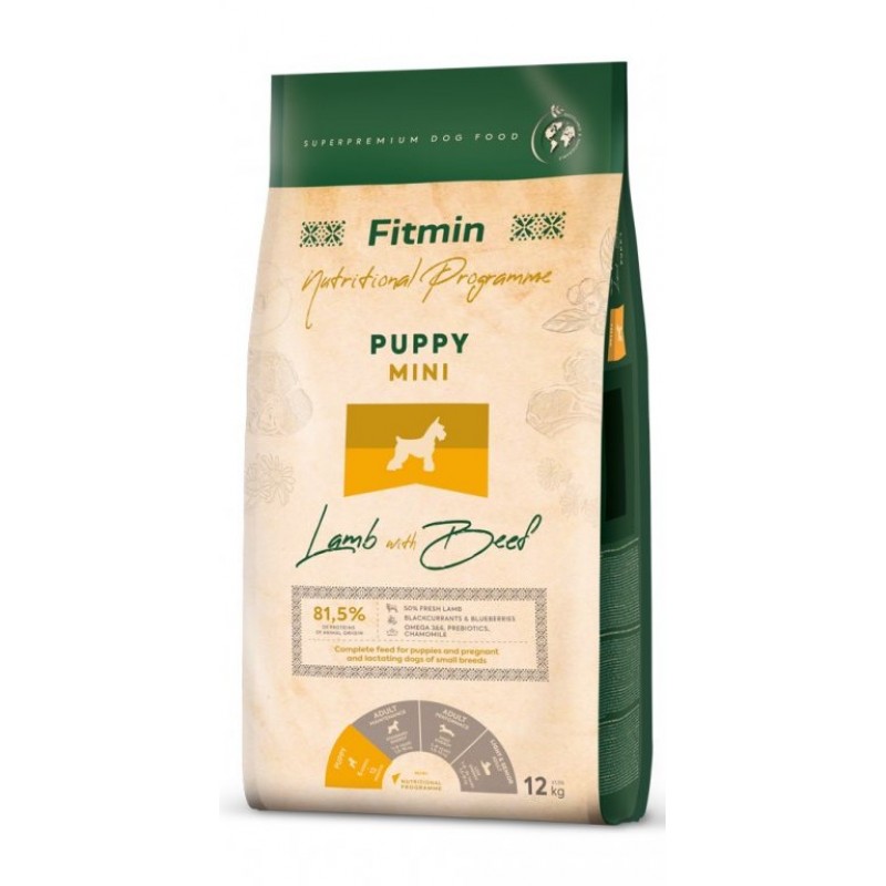 Fitmin Mini puppy lamb and beef 12 kg