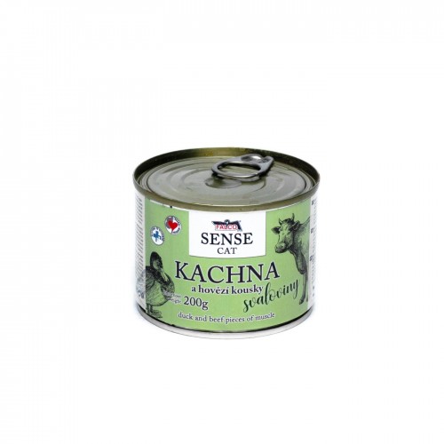 FALCO SENSE CAT duck a pieces of beef muscle 200g