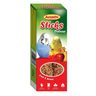 Avicentra Sticks budgie - fruit and honey 2 pcs
