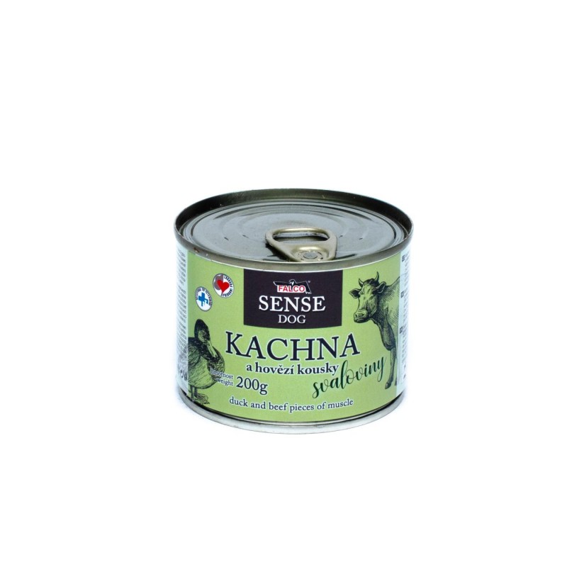 Falco SENSE DOG duck a pieces of beef muscle 200g