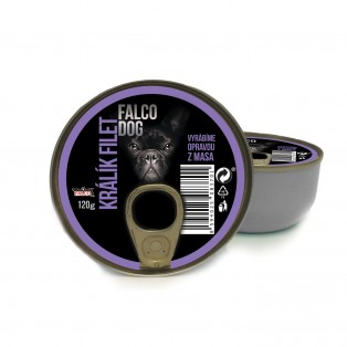 Falco DOG rabbit filet 120g