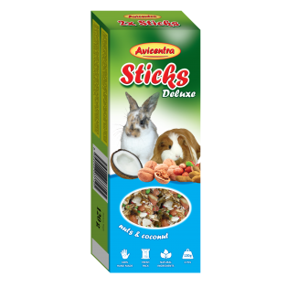 Avicentra Sticks rabbit, guinea pig - nut and coconut 2 pcs