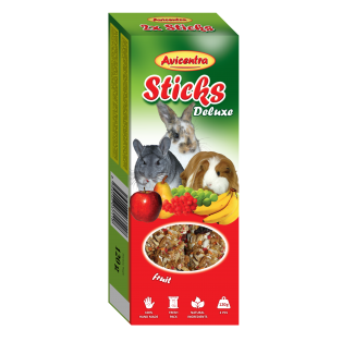 Avicentra Sticks rabbit, guinea pig, chinchilla - fruit 2 pcs