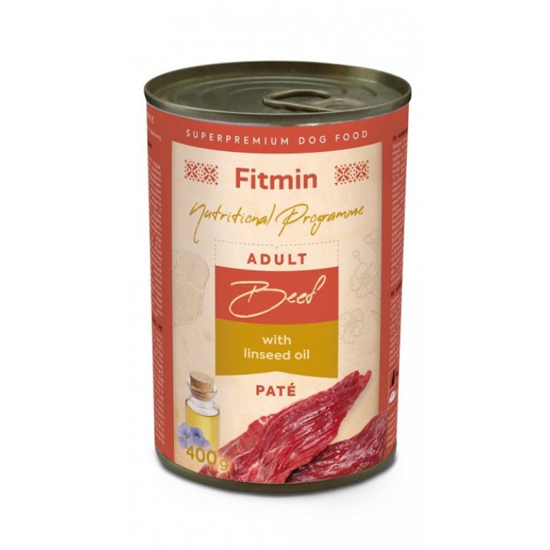 Fitmin For Life Adult Beef Pate 400 gr