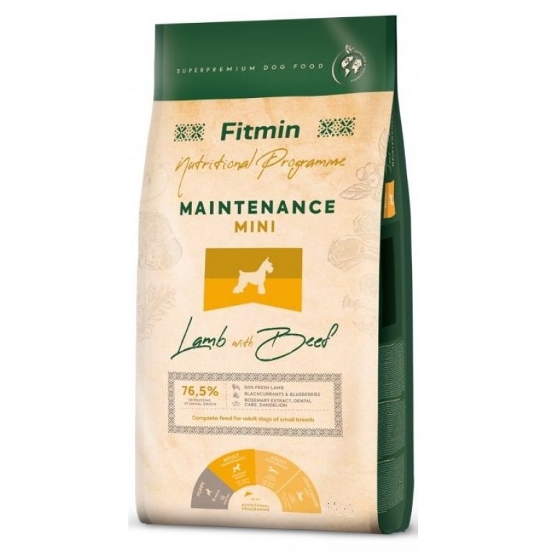 Fitmin dog mini maintenance lamb beef 2.5 kg