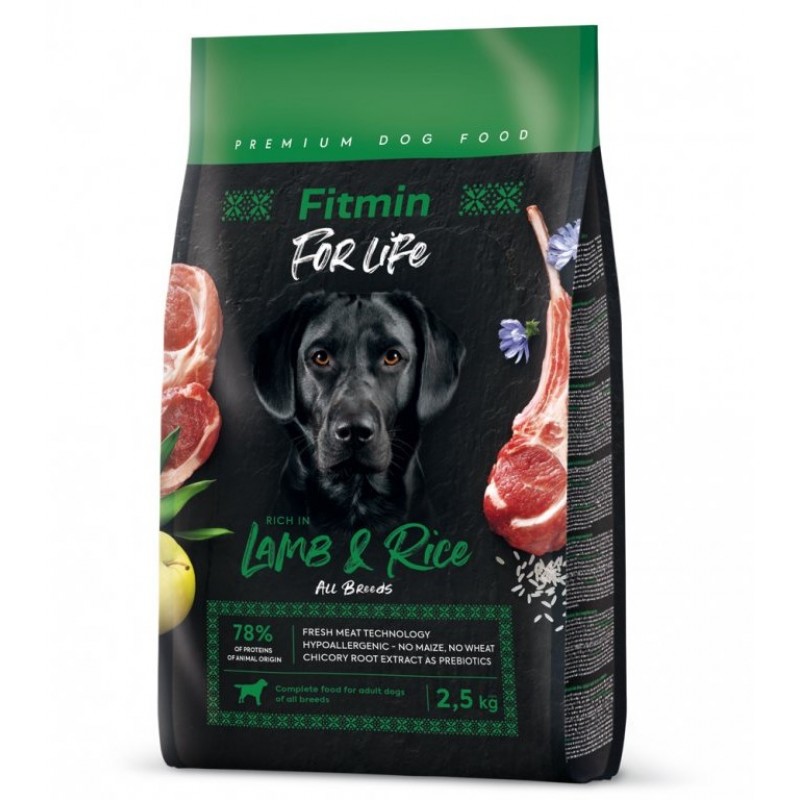 Fitmin For Life Adult Lamb & Rice 2.5 кг