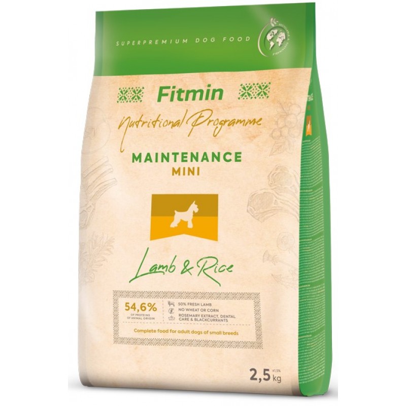 Fitmin Mini Maintenance Lamb&Rice 2,5 kg